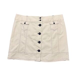 LL Bean Vintage Plus Khaki Skirt